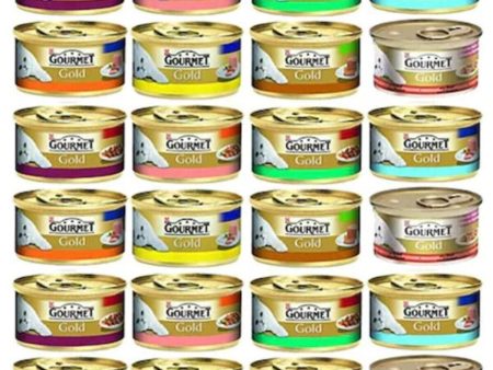 Gourmet Gold Karışık Parça Etli Yetişkin Kedi Konserve Yaş Maması 24X85 gr Online now