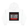 Greater Is He Crop Hoodie Women s Online Hot Sale