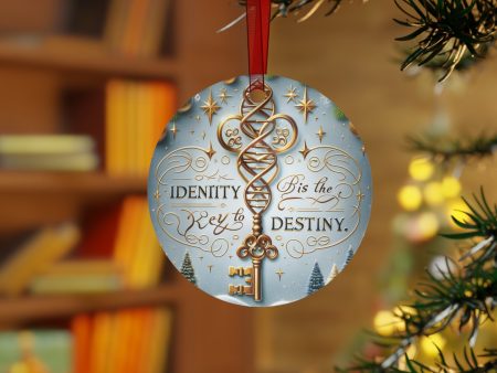 Identity is the Key to Destiny Metal Ornament Fashion