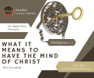 What it Means to Have the Mind of Christ (mp3) Online Sale