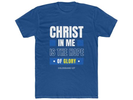 Christ in Me Men s Cotton Crew Tee Online Hot Sale