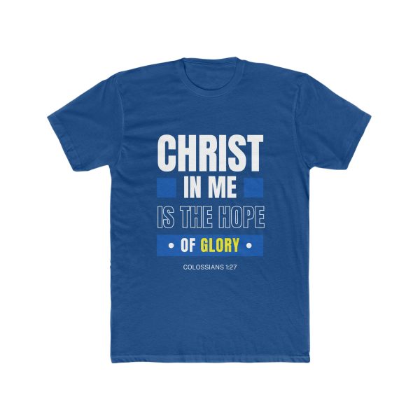 Christ in Me Men s Cotton Crew Tee Online Hot Sale