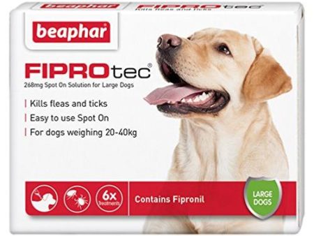 GREAT HOUNDS IN NEED DONATION - Beaphar Fiprotec (Large Dogs 6 Pack) For Sale