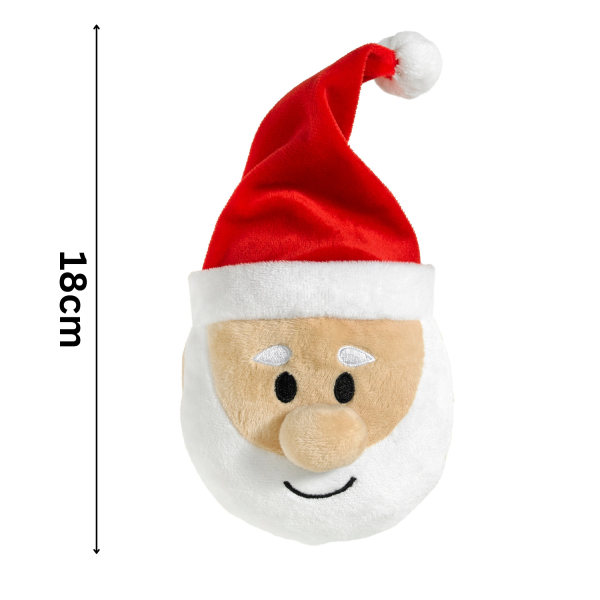 Santa Head Ball | Plush Christmas Dog Toy by Good Boy Sale