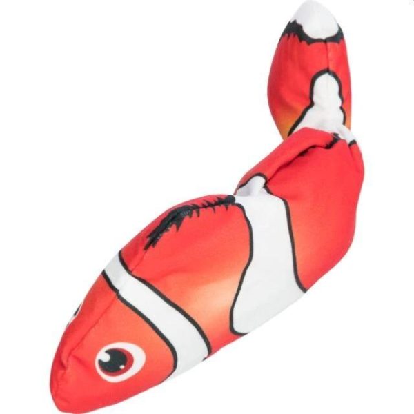 Trixie Moving Wiggly Clown Fish Cat Toy Rechargeable For Cheap