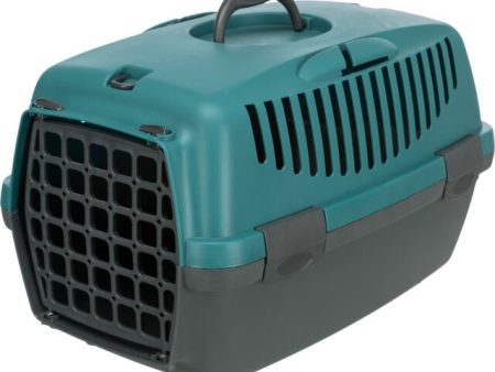 Trixie | Small Pet, Puppy & Kitten Transport Box | XS Capri 1 - Dark Grey & Petrol For Cheap