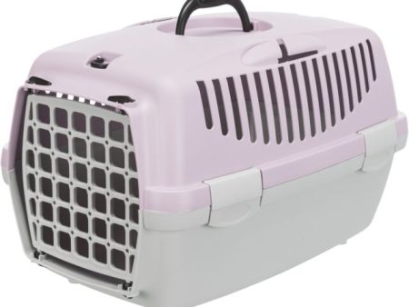 Trixie | Small Pet, Puppy & Kitten Transport Box | XS Capri 1 - Light Grey & Lilac For Discount