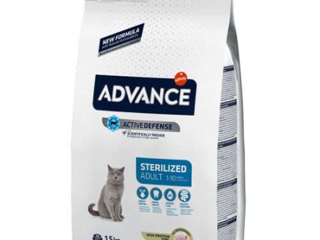 Advance Hindili Kısırlaştırılmış Yetişkin Kedi Kuru Maması 1,5 kg For Cheap