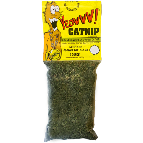 Yeowww! Cat Nip | Best Cat Toy | Organic Leaf & Flowertop Blend Catnip Online Sale