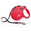 Flexi Classic Extendable & Retractable Dog Lead - Red Fashion