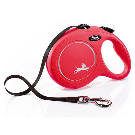 Flexi Classic Extendable & Retractable Dog Lead - Red Fashion