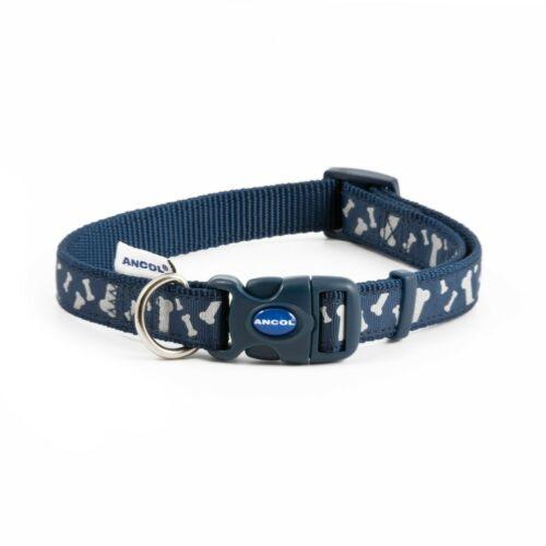 Ancol Paw  n  Bone Reflective Adjustable Collar - Blue Online Hot Sale