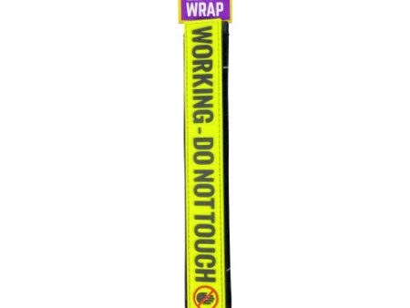 Working - Do Not Touch  Leash Wrap | Bright Lead Attachment for Dogs by Happy Pet For Discount