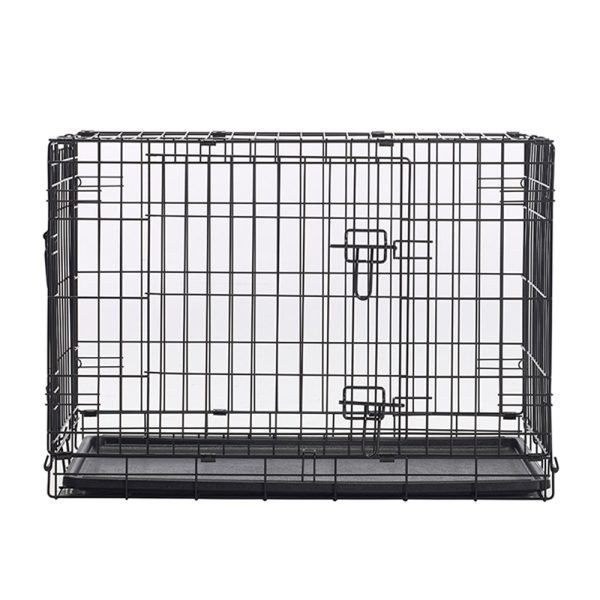 Savic | Dog Cottage | Black Double Door Cage Crate For Discount