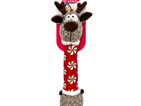 KONG Holiday Shakers Luvs Reindeer 2024 | Extra Long Christmas Squeaky Dog Toy Discount