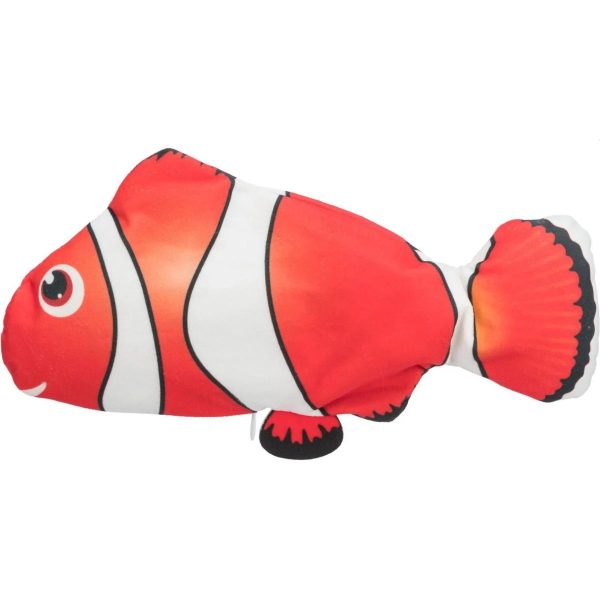 Trixie Moving Wiggly Clown Fish Cat Toy Rechargeable For Cheap