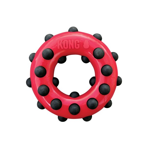 KONG | Unpredictable Bounce Dog Chew Toy | Dotz Circle - Large Online