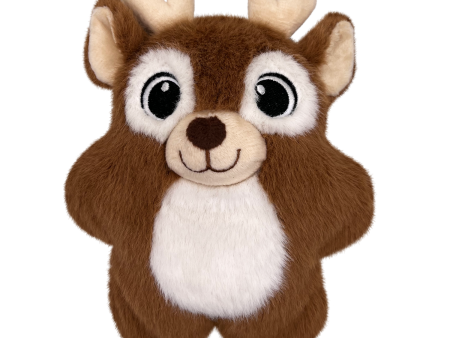 KONG Holiday Snuzzles Reindeer 2024 | Small Christmas Luxury Plush Dog Toy Sale