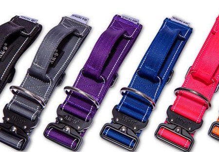 A-K9 | Wide Combat Clip Collar with Handle for Bullies & Strong Dogs Online