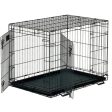 Savic | Dog Cottage | Black Double Door Cage Crate For Discount