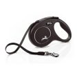 Flexi Classic Extendable & Retractable Dog Lead - Black Hot on Sale