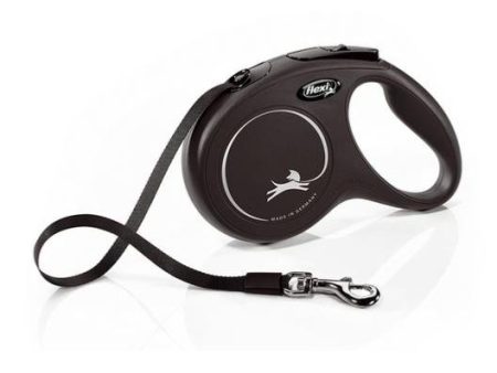 Flexi Classic Extendable & Retractable Dog Lead - Black Hot on Sale