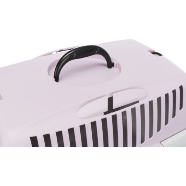 Trixie | Small Pet, Puppy & Kitten Transport Box | XS Capri 1 - Light Grey & Lilac For Discount