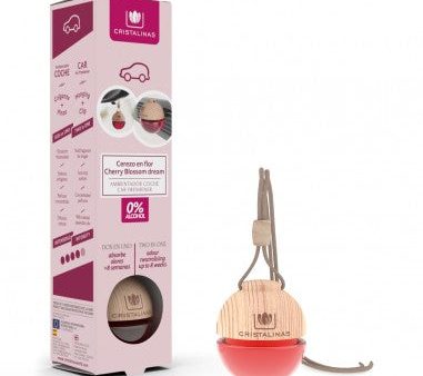 Cristalinas | Pet Odour Eliminating Car Air Freshener - Cherry Blossom Discount