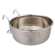 Trixie Stainless Steel Hook-On Coop Cup Pet Cage & Crate Bowl For Cheap