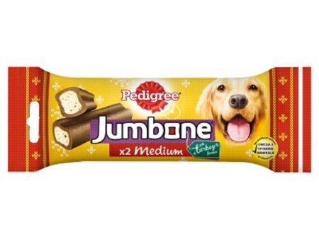 Pedigree | Christmas Chewy Dog Treat | Jumbone Chew Stick - Turkey Discount