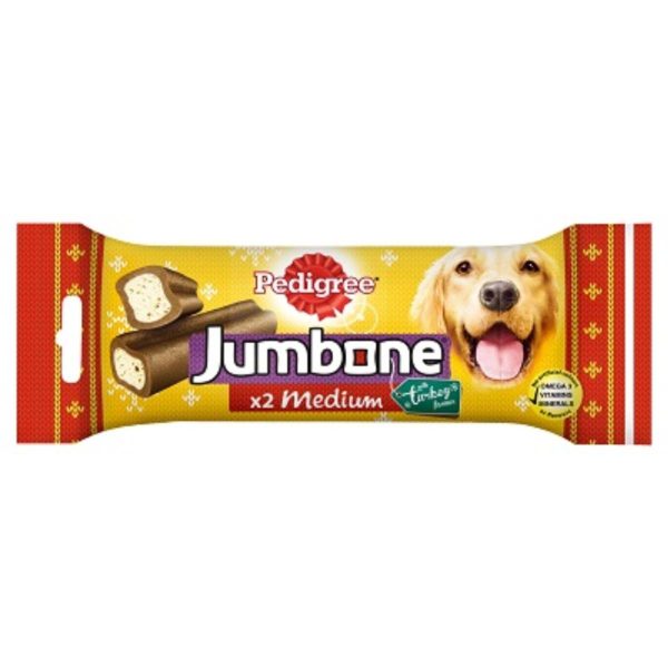 Pedigree | Christmas Chewy Dog Treat | Jumbone Chew Stick - Turkey Discount