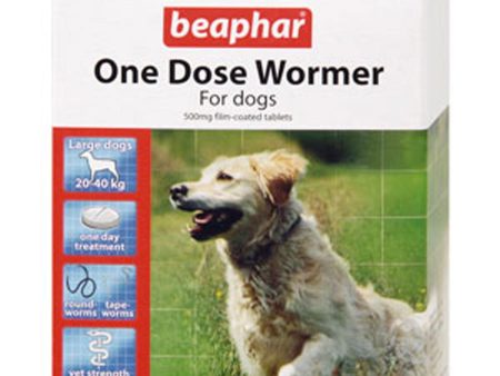 GREAT HOUNDS IN NEED DONATION - Beaphar One Dose Wormer (Large Dog 4 Tablets) For Sale