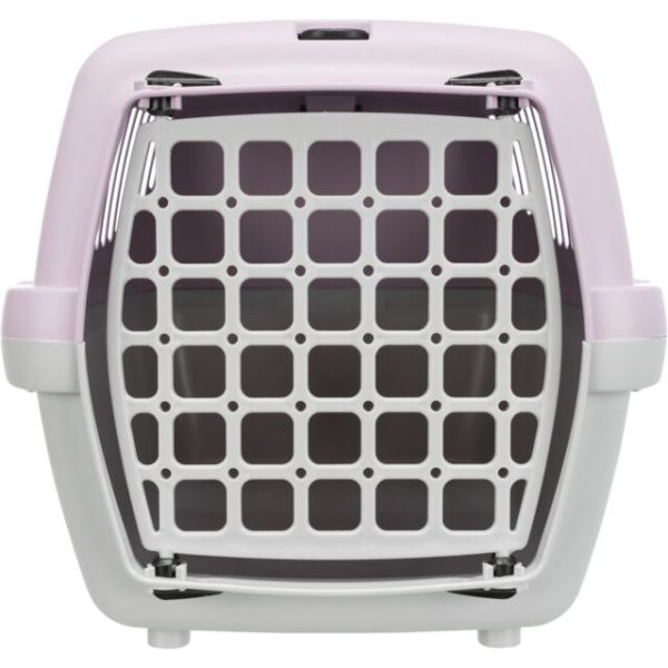 Trixie | Small Pet, Puppy & Kitten Transport Box | XS Capri 1 - Light Grey & Lilac For Discount