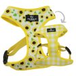 Ancol | Soho Collection | Dog Harness | Reversible Sunflower & Yellow Check Pattern Cheap