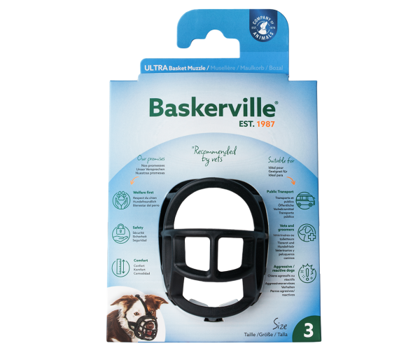 Baskerville | Dog Behaviour & Training | Lightweight Basket Muzzle  - Ultra For Sale