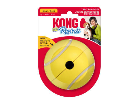 KONG Rewards | Dog Treat Dispenser Toy | Tennis Ball - Small Online Hot Sale