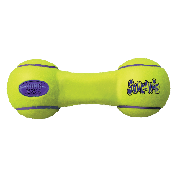 KONG | Airdog Squeaker Dumbell | Active Dog Fetch Toy Fashion