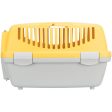 Trixie | Small Pet, Puppy & Kitten Transport Box | XS Capri 1 - Light Grey & Yellow on Sale