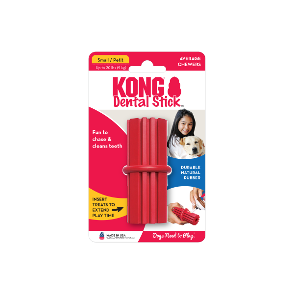 KONG | Classic Red Rubber Dog Chew Toy | Dental Stick Sale