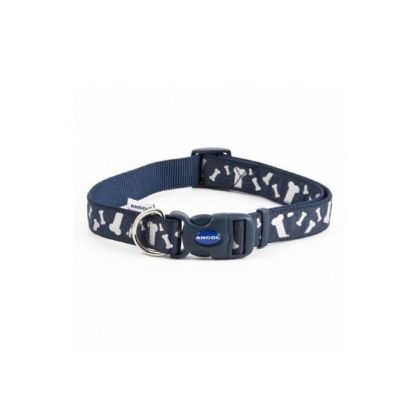 Ancol Paw  n  Bone Reflective Adjustable Collar - Blue Online Hot Sale