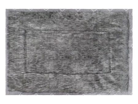 Antler Hygge Super Soft Dog Blanket | Faux Fur & Grey Antler | 110cm x 73cm For Sale