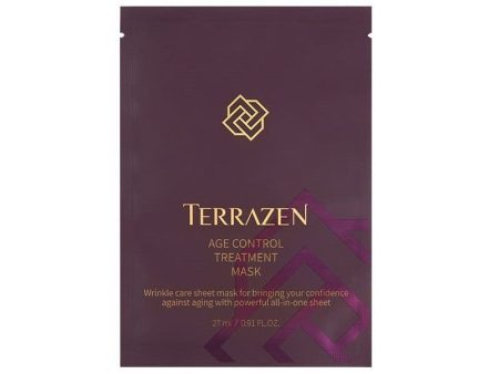 Lakštinė, stangrinanti veido kaukė Terrazen Age Control Treatment Mask TER86810, ypač tinka brandžiai veido odai, 27 ml Online